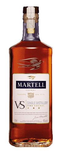 Cognac - Martell VS SINGLE DISTILLERY Fine Cognac 40%
